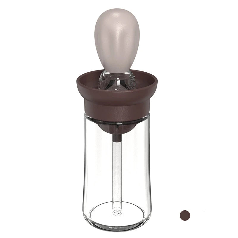 Portable Silicone Oil Bottle With Brush For Easy Cooking - Smarsty