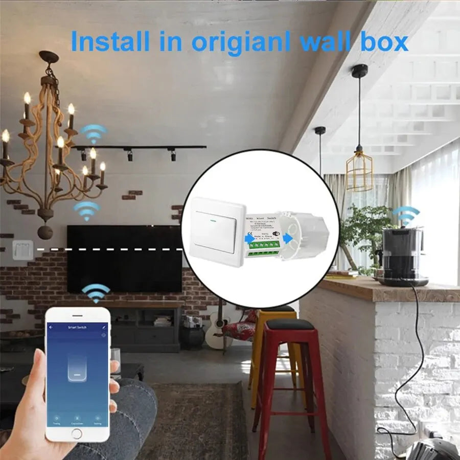 Tuya WiFi Mini Smart Switch Module for Voice Control - Smarsty
