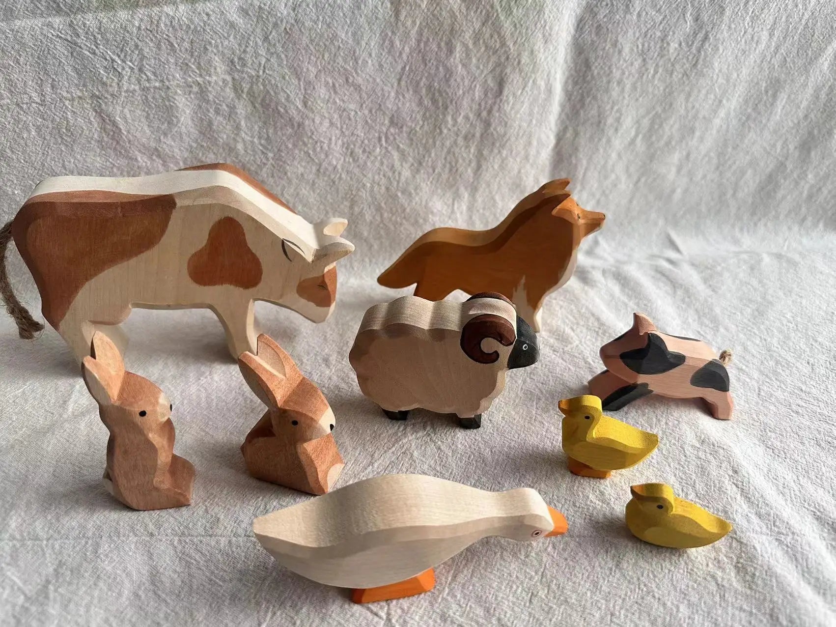 High Quality Wooden Toys Lime Wood Rainbow Arch Stacking Blocks Building Semi Color Sorting Peg Dolls Balls Slat for Kids Play - Smarsty