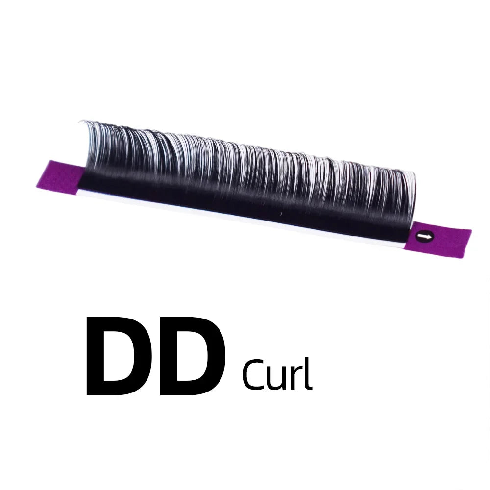 16 Rows Black Matte Eyelash Extensions for Natural Look - Smarsty