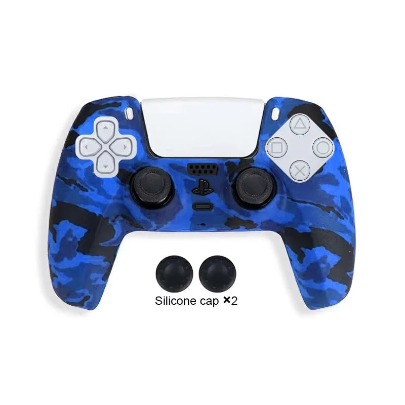 Camo Silicone Skin Cover For PS5 Controller Protection - Smarsty