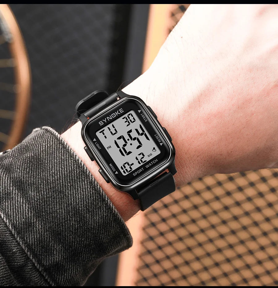 SYNOKE Military Digital Watch Waterproof Sports Design - Smarsty