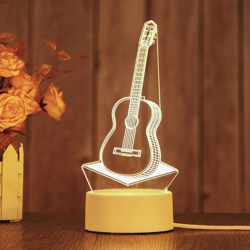 Creative LED Acrylic Night Light for Bedroom Decor - Smarsty