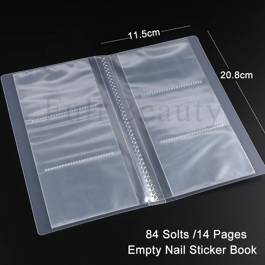 Nail Art Stickers Storage Book for Easy Organization - Smarsty