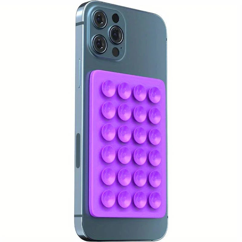 Silicone Suction Phone Holder Wall Mount Anti Slip Stand - Smarsty