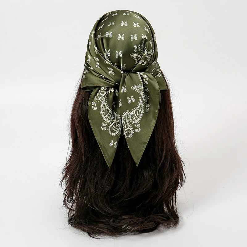 Elegant Silk Floral Hairbands and Neck Scarves - Smarsty