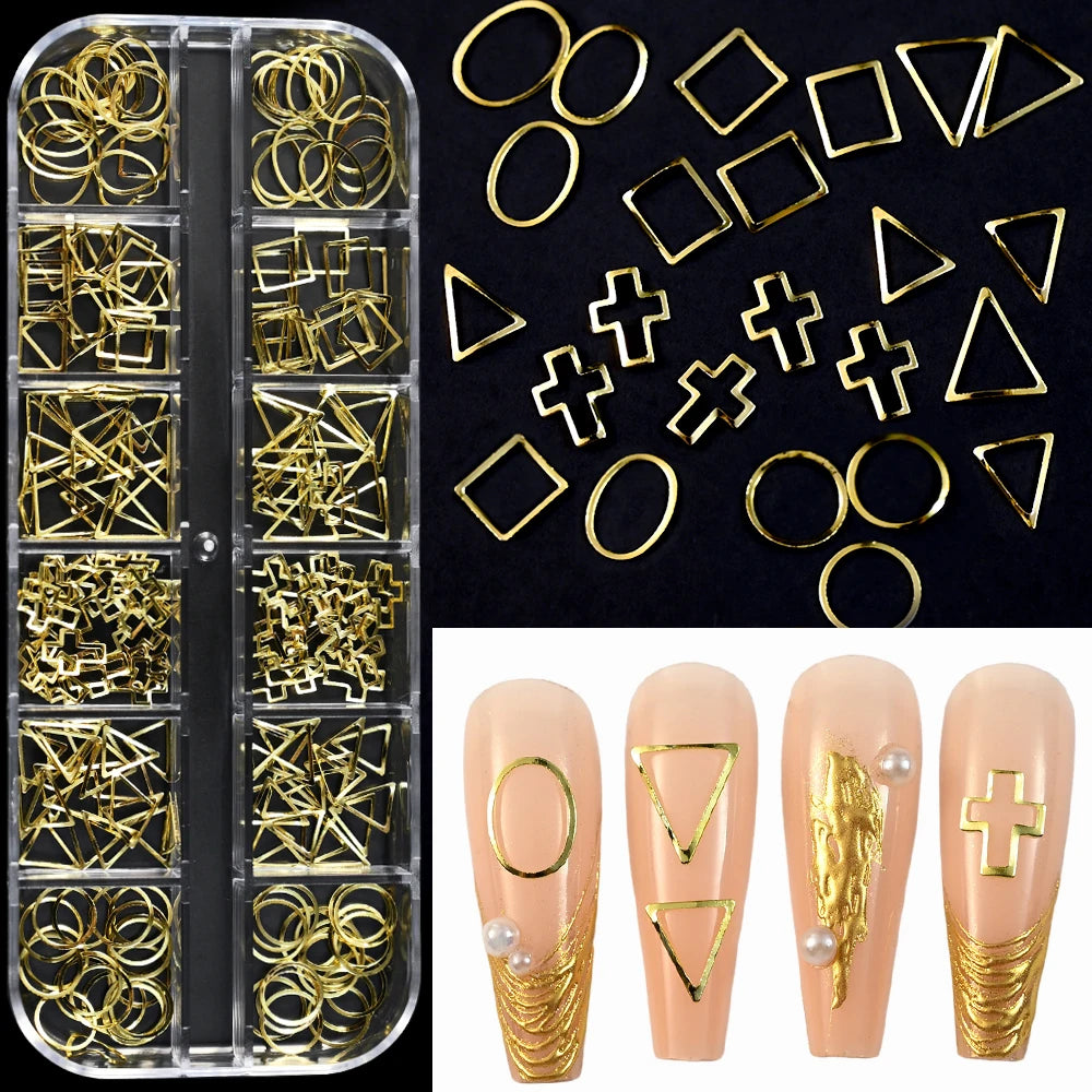Gold Silver Caviar Bead Nail Charms for Stunning Manicures - Smarsty