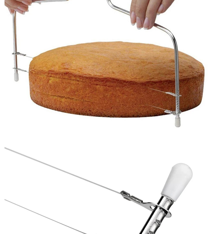 Adjustable Stainless Steel Cake Cutter for Perfect Layers - Smarsty