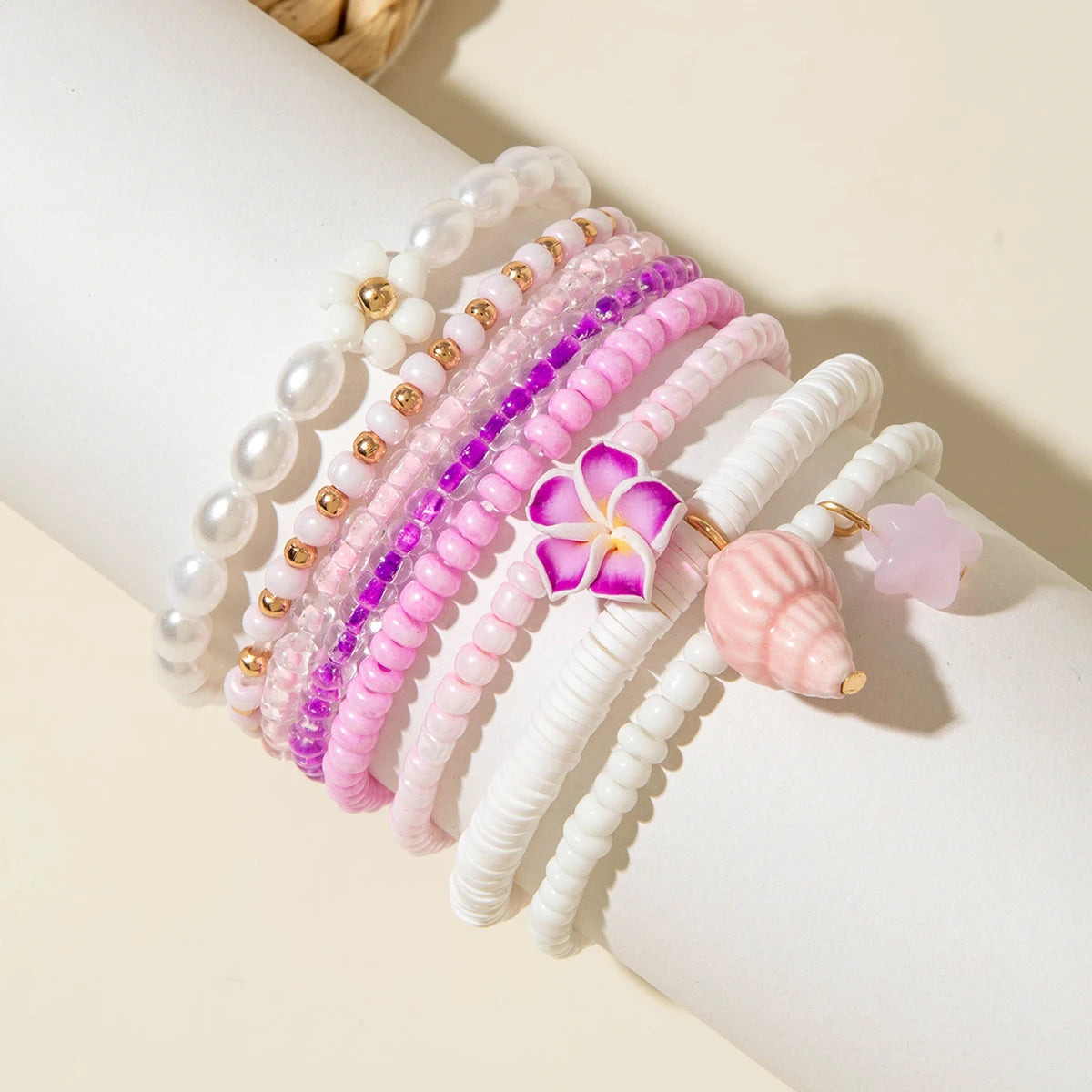 Bohemian Imitation Pearl Bracelets Set for Women - Smarsty