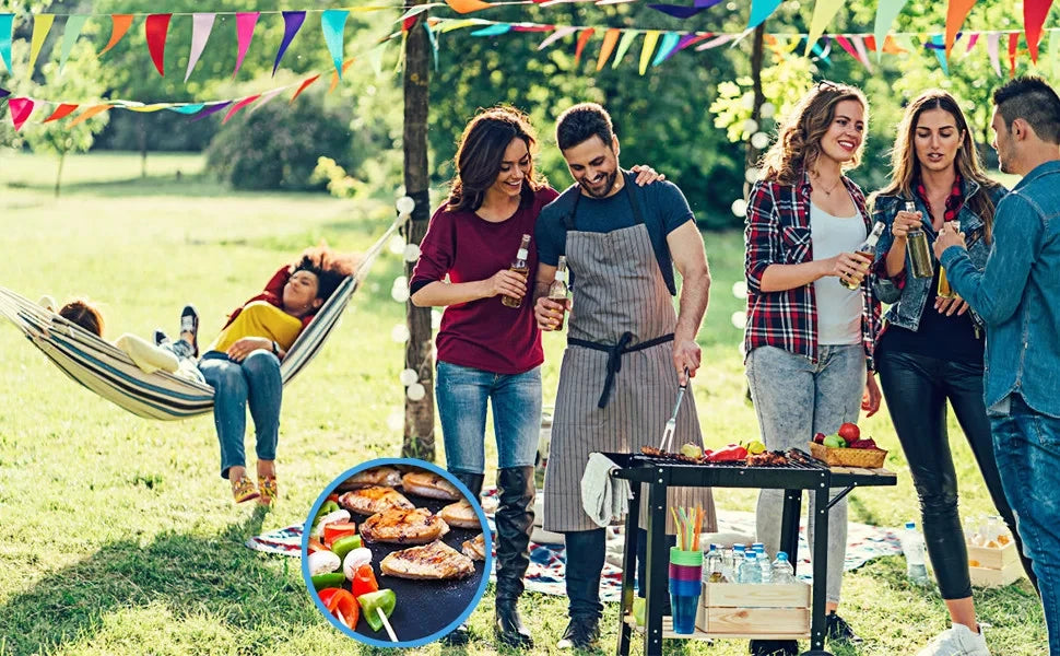 Non-Stick BBQ Grill Mats for Easy Cleanup and Heat Resistance - Smarsty