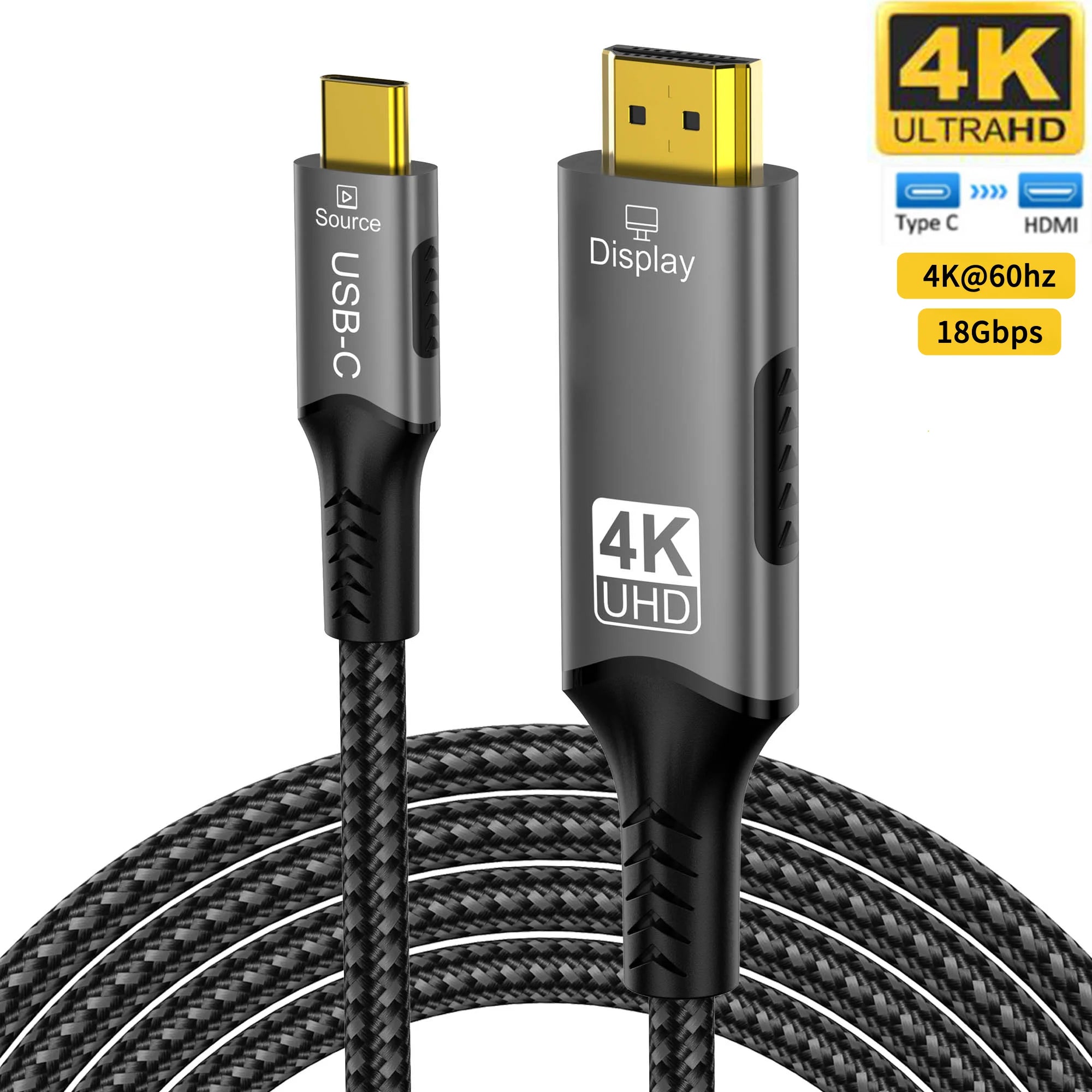 8K USB C to HDMI Cable for High-Speed Streaming - Smarsty
