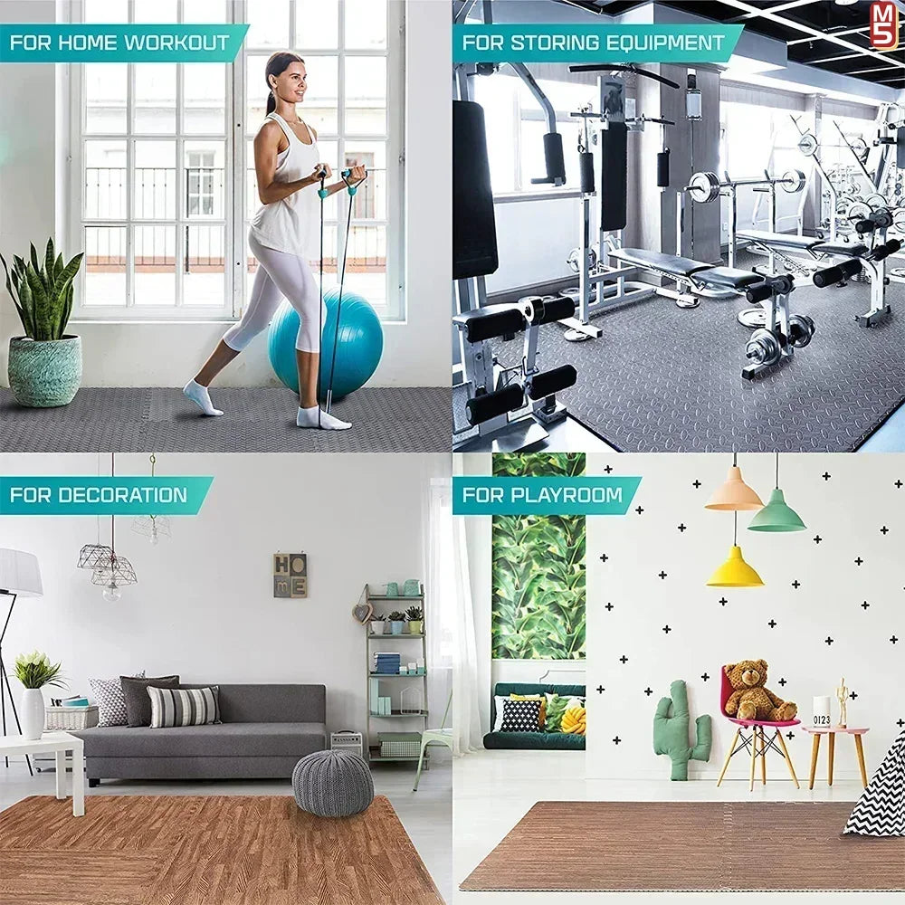 EVA Foam Puzzle Exercise Mat for Home Gym - Smarsty