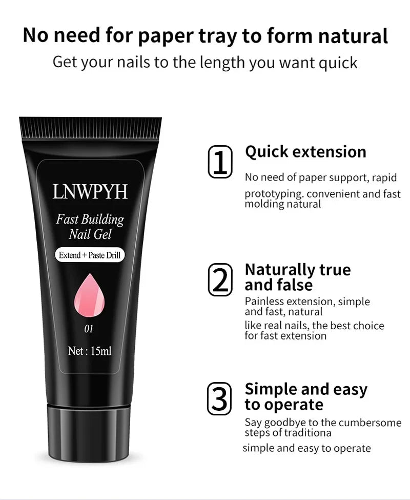 Nail Gel Polish Kit With LED Lamp 27 Colors - Smarsty