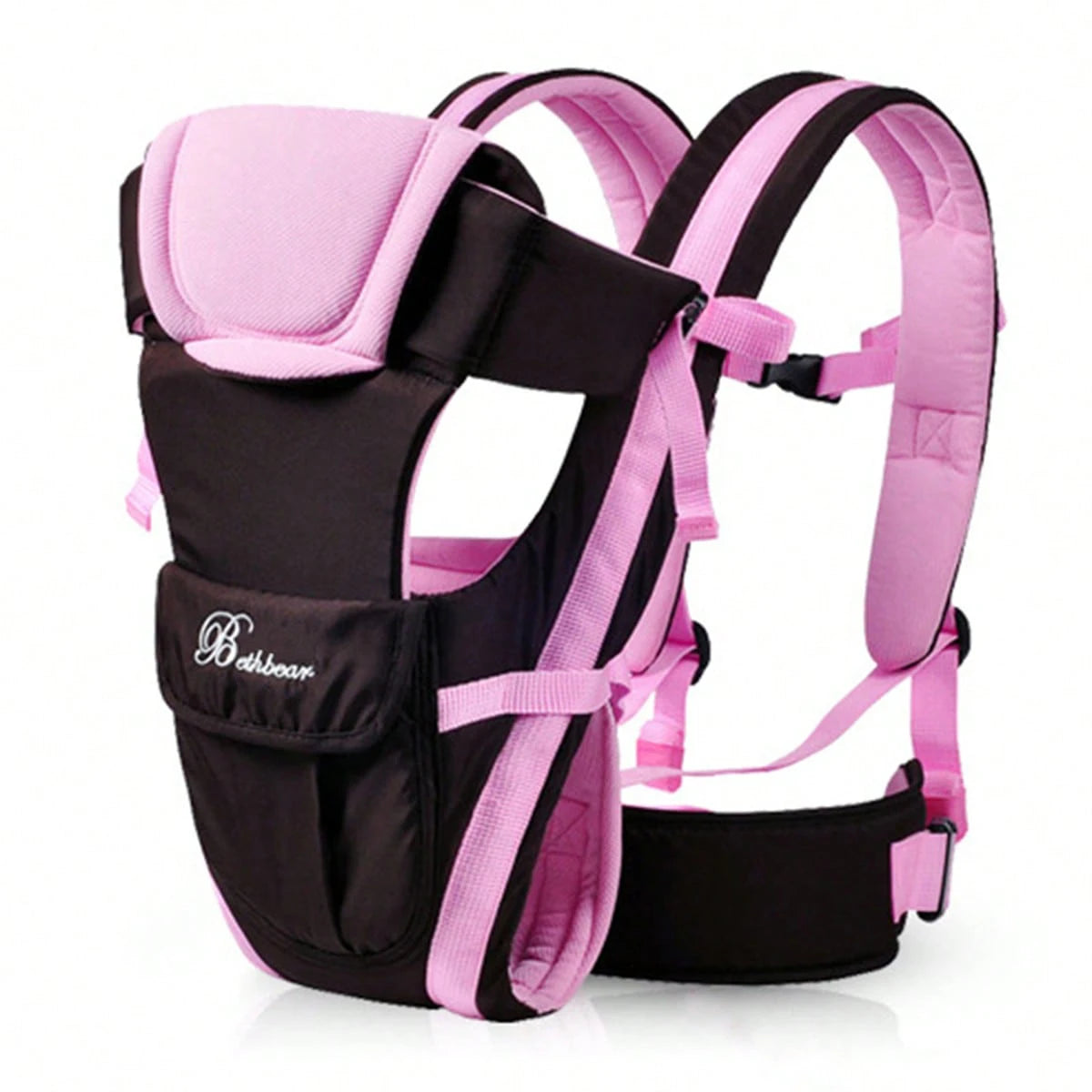 Baby Sling Carrier, 4-in-1 Ergonomic Baby Backpack Carrier, Easily Adjustable Baby Carrier Newborn to Toddler by Smarsty