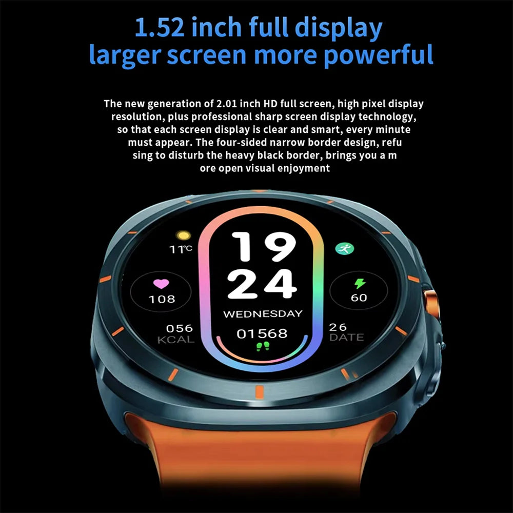 LAXASFIT GT7 Ultra Smartwatch with HD AMOLED Display - Smarsty