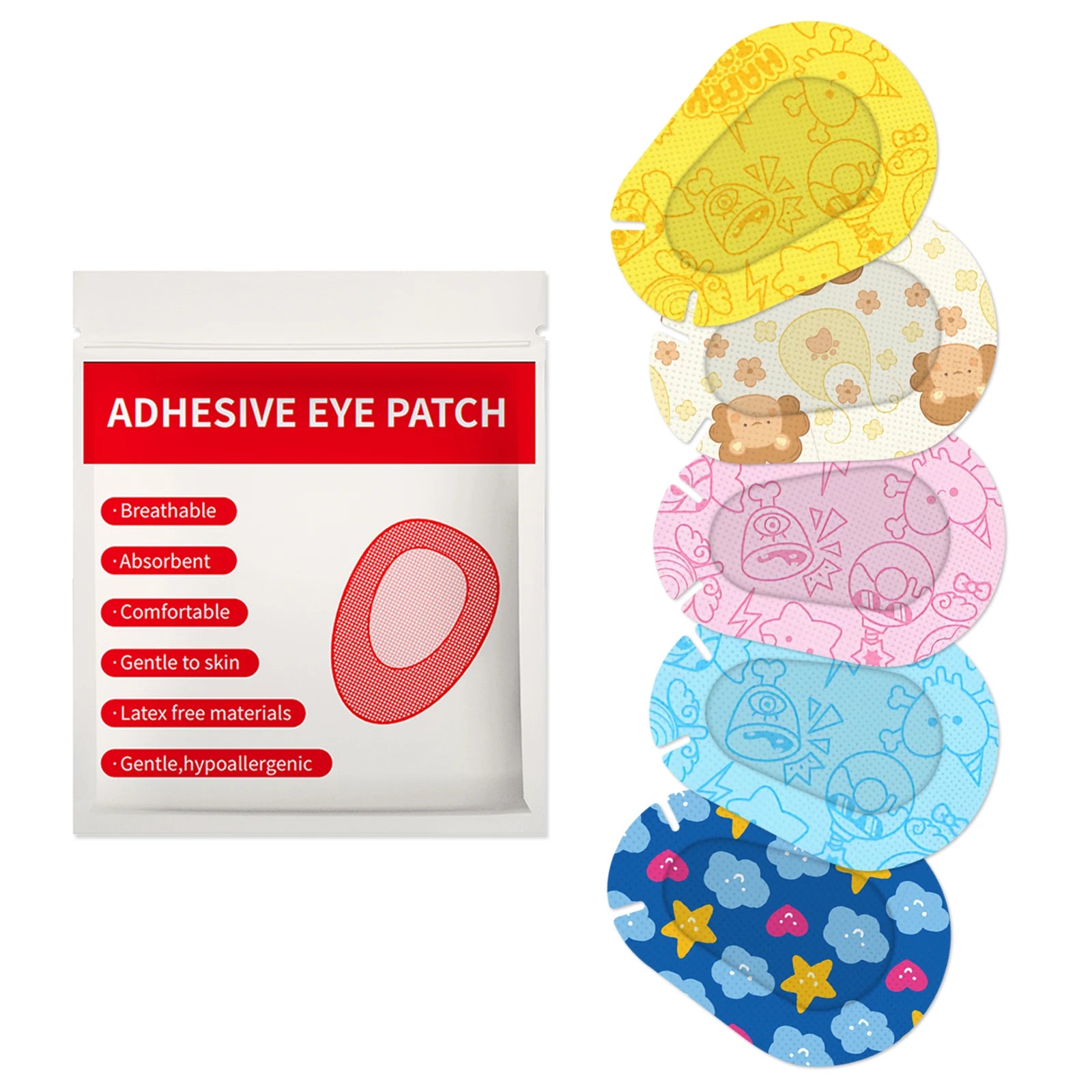 Cartoon Eye Patch Set for Kids Vision Care - Smarsty