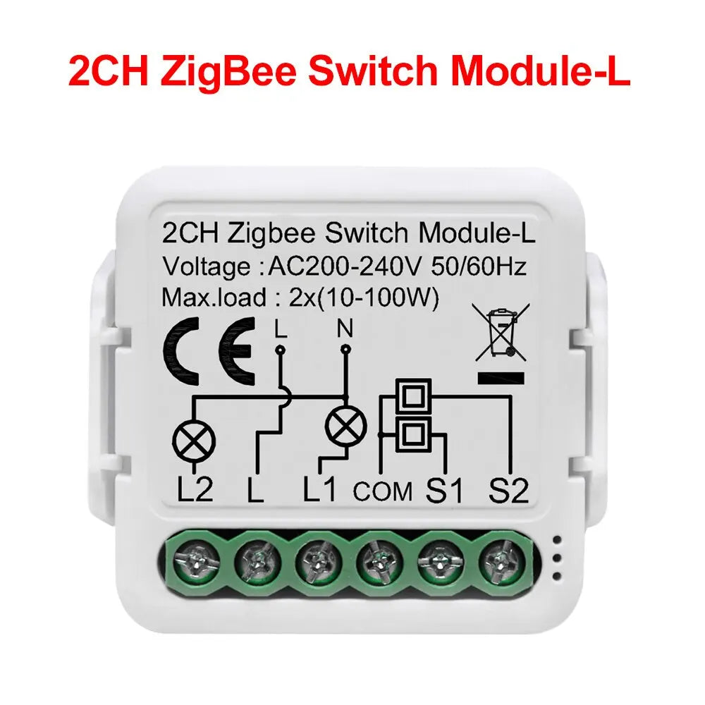 GIRIER Tuya ZigBee Smart Switch Module No Neutral Required - Smarsty