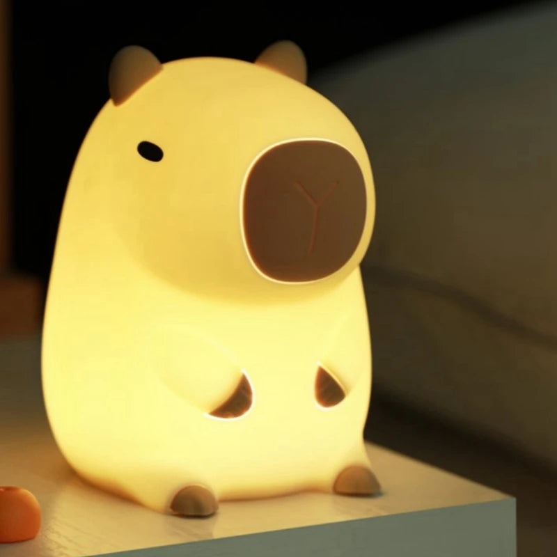 Cute Cartoon Capybara Night Light for Kids Room - Smarsty