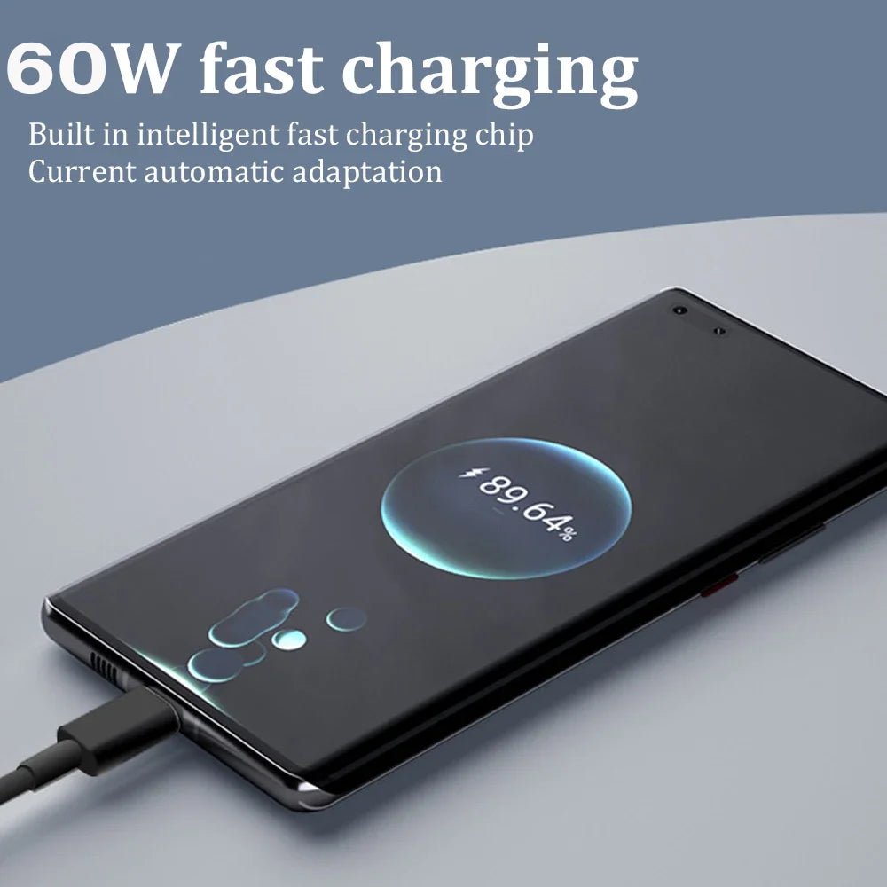 Multi USB Type C to C 60W Charging Adapter Cable Kit USB C to Lighting Conversion Set USB A & Type C to Micro/Type C/Lighting - Smarsty