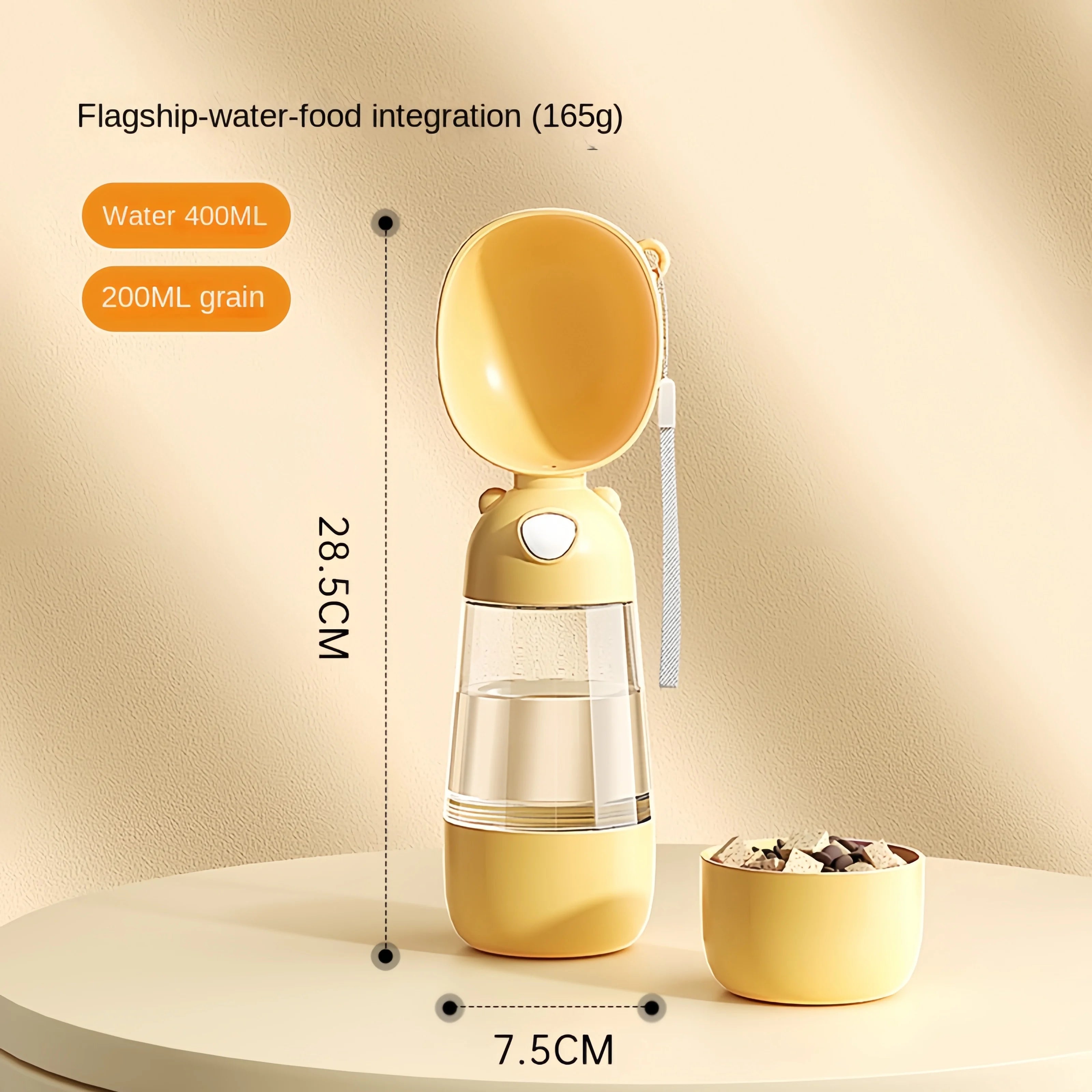 Portable Dog Water Bowl With Food Dispenser - Smarsty