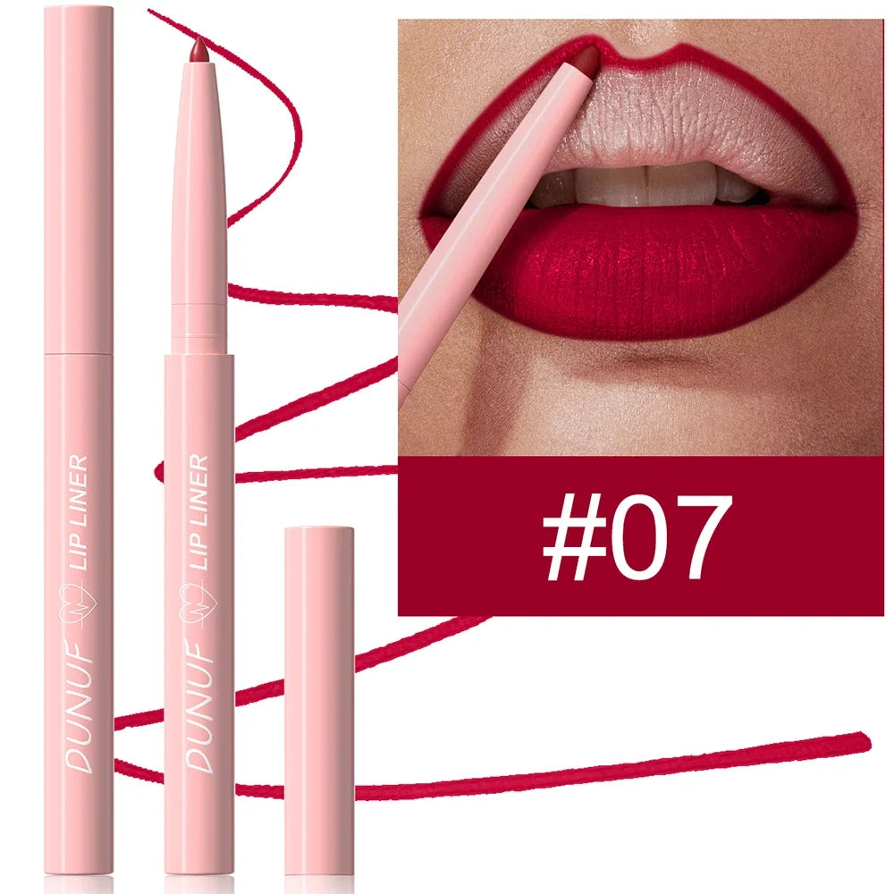 Matte Red Brown Lip Liner Pencil for Plump Lips - Smarsty