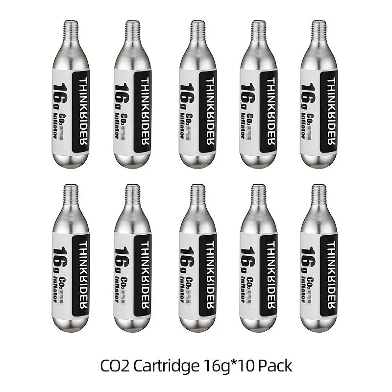 ThinkRider CO2 Pump For Bicycle Schrader Presta Adapter Bike Pump Inflator Aluminum Tire Tube Mini size MTB Bicycle Pumps CO2 Ca