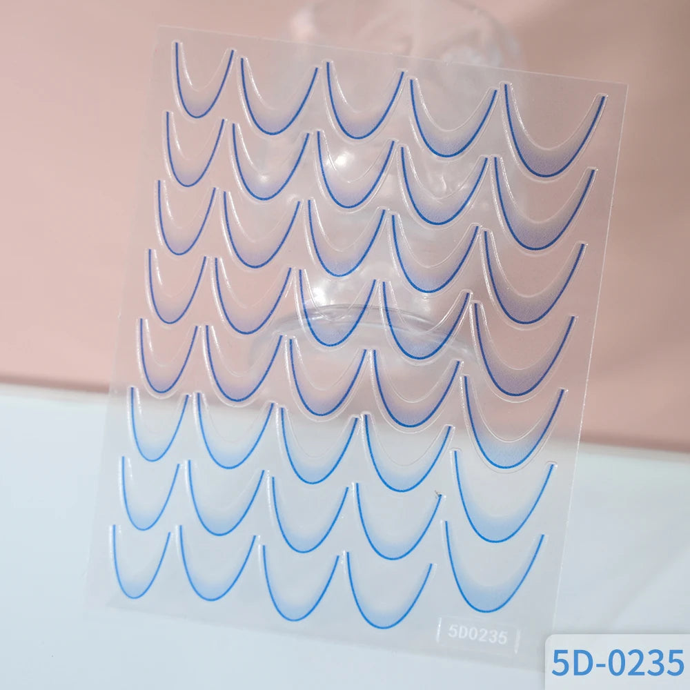 Self-Adhesive French Lines Nail Stickers for Easy Manicure - Smarsty