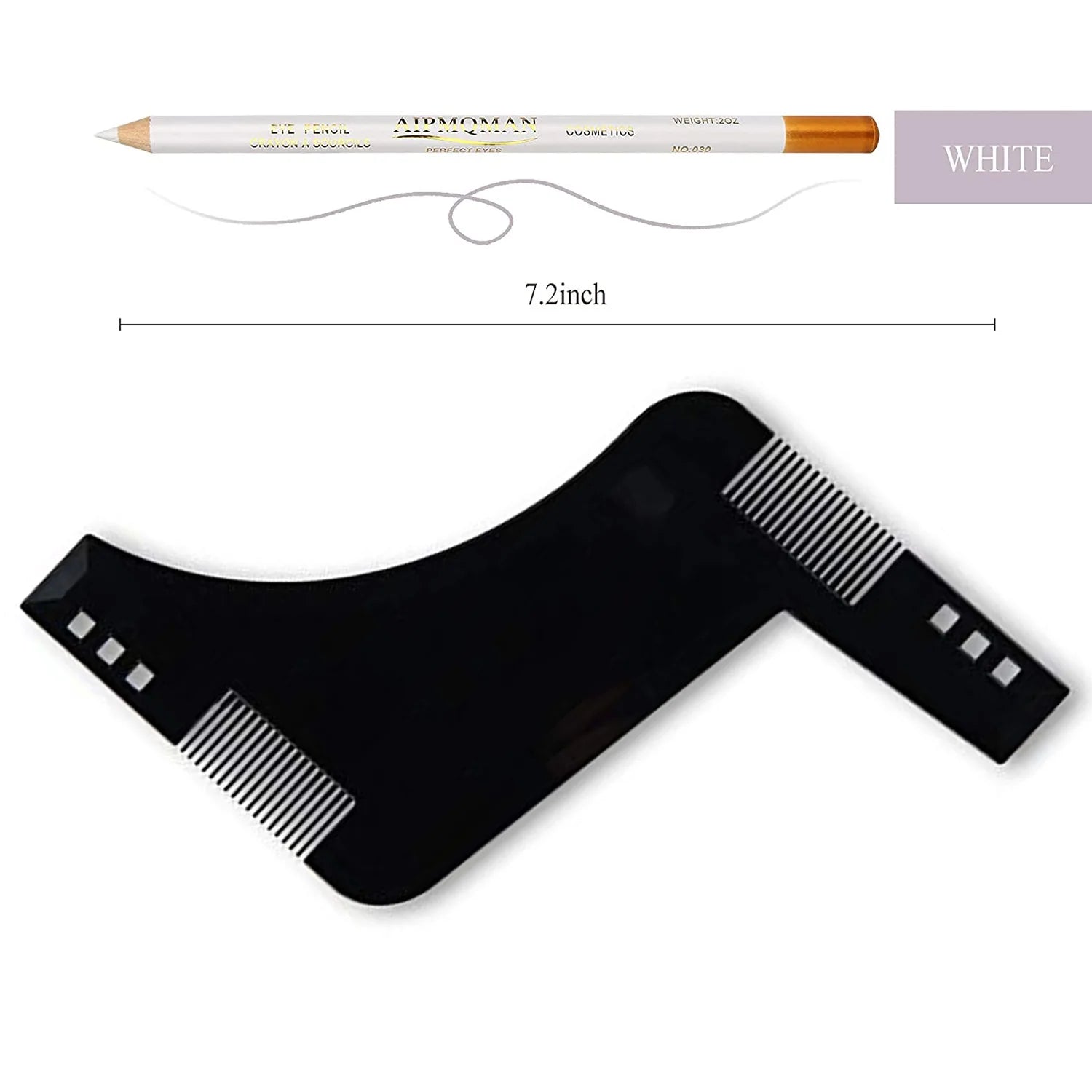Beard Shaping Template Comb for Symmetrical Styling - Smarsty