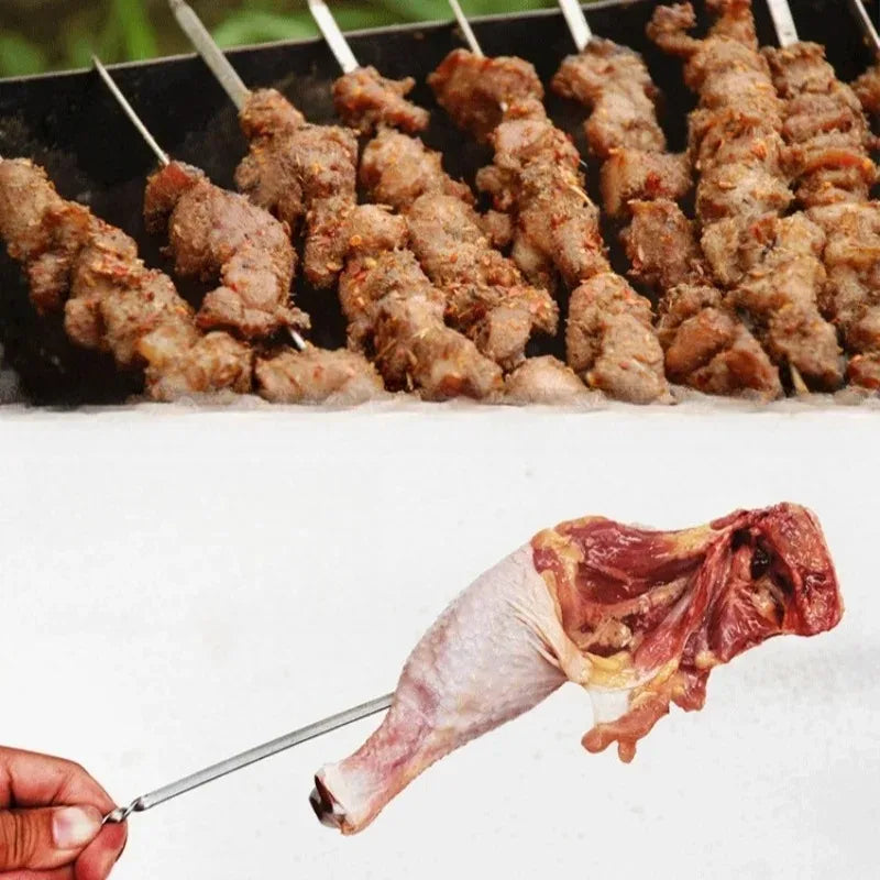 Stainless Steel BBQ Skewers Set for Easy Grilling - Smarsty
