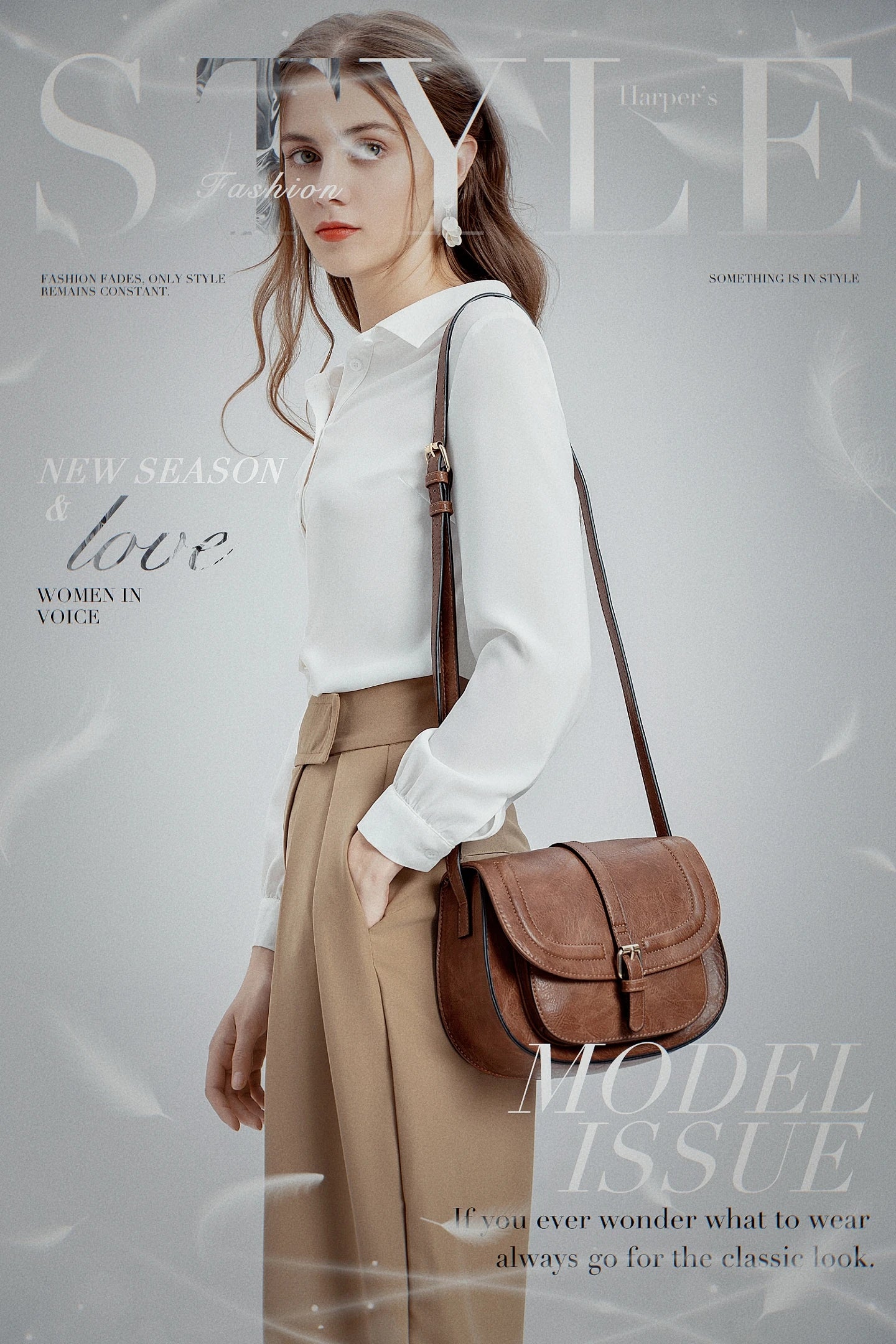Boho Faux Leather Crossbody Bag For Women With Strap - Smarsty