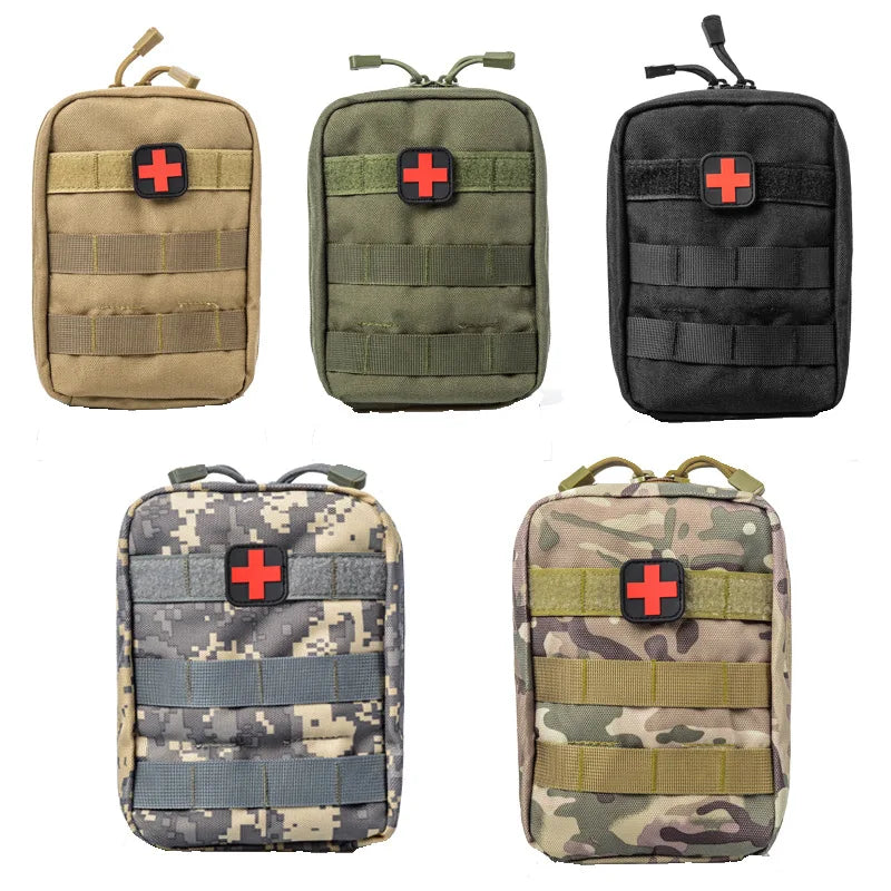 Survival Pouch Outdoor Medical Box Large Size SOS Bag/Package Tactical First Aid Bag Medical Kit Bag Molle EMT Emergency by Smarsty