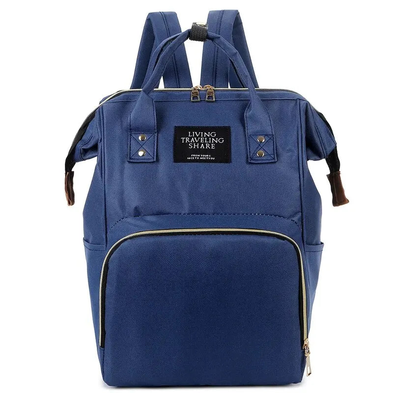 New Fashion Oxford Multi Functional Wear Resistant Insulation Large Capacity Zipper Mommy Bag Backpack for Travel
