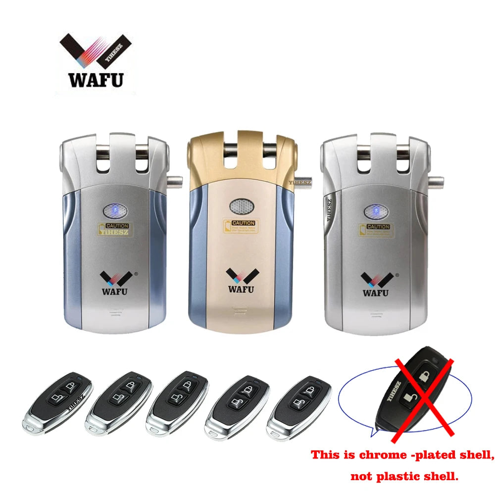 Smart Invisible Deadbolt Door Lock with Remote Control - Smarsty