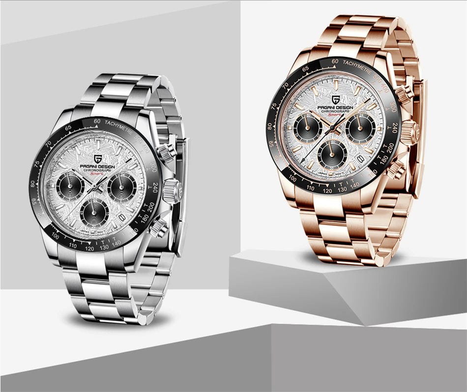 PAGANI DESIGN Men's Waterproof Chronograph Quartz Watch - Smarsty