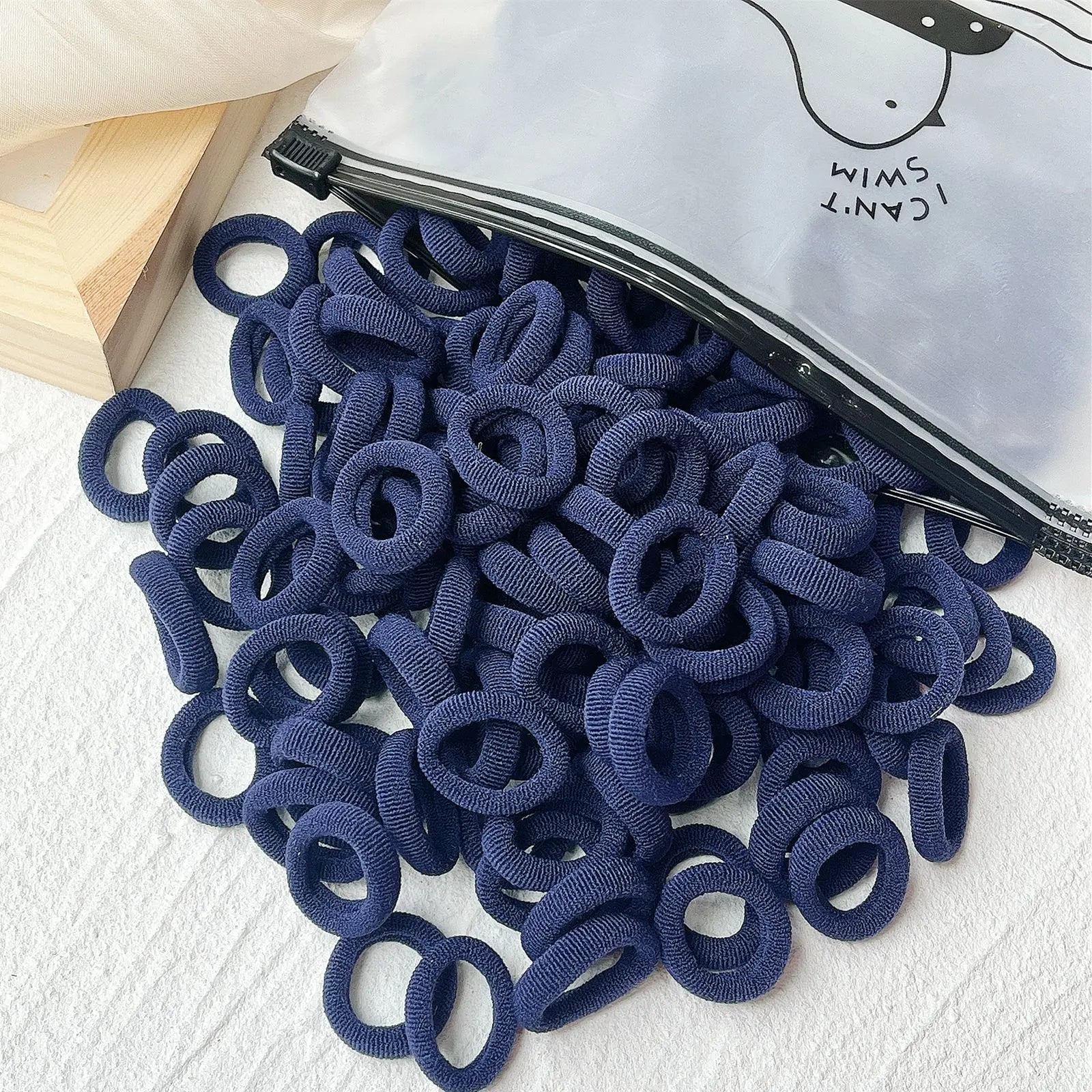Kids Colorful Elastic Hair Bands Soft Non Slip Scrunchies - Smarsty