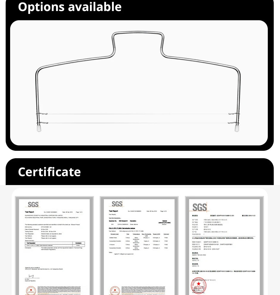 Adjustable Stainless Steel Cake Cutter for Perfect Layers - Smarsty