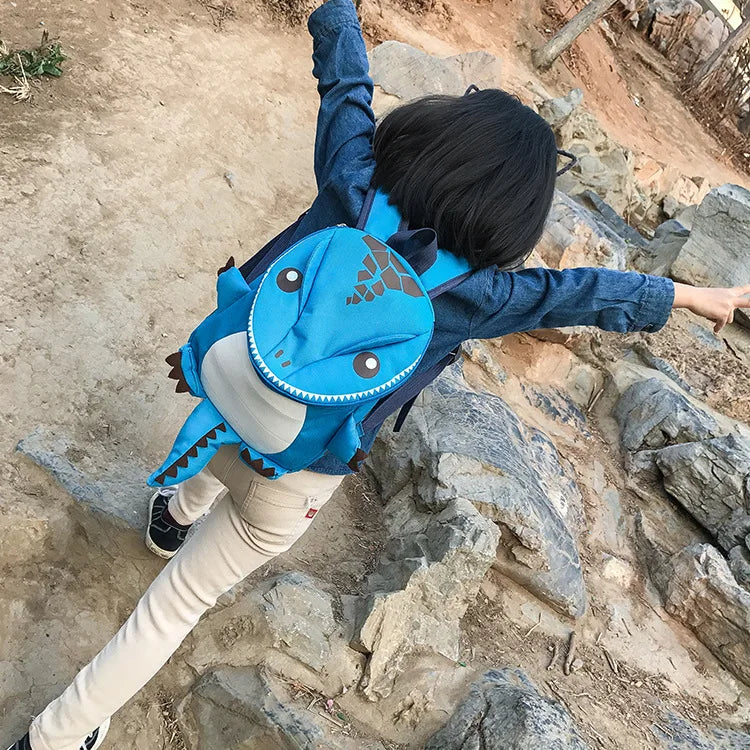 Dinosaur Kids Backpack Waterproof Oxford School Bag - Smarsty