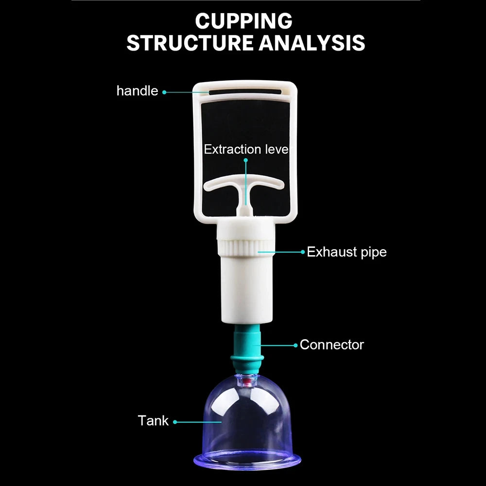 6Pcs Vacuum Cupping Set for Detox and Cellulite Relief - Smarsty