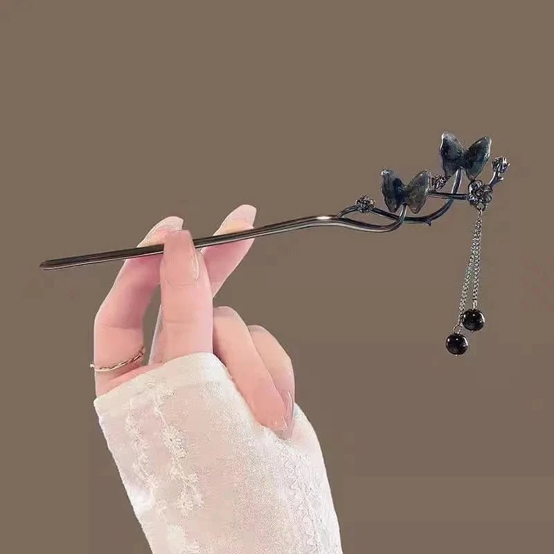 2024 Vintage Chinese Style Butterfly Hair Stick for Women - Smarsty