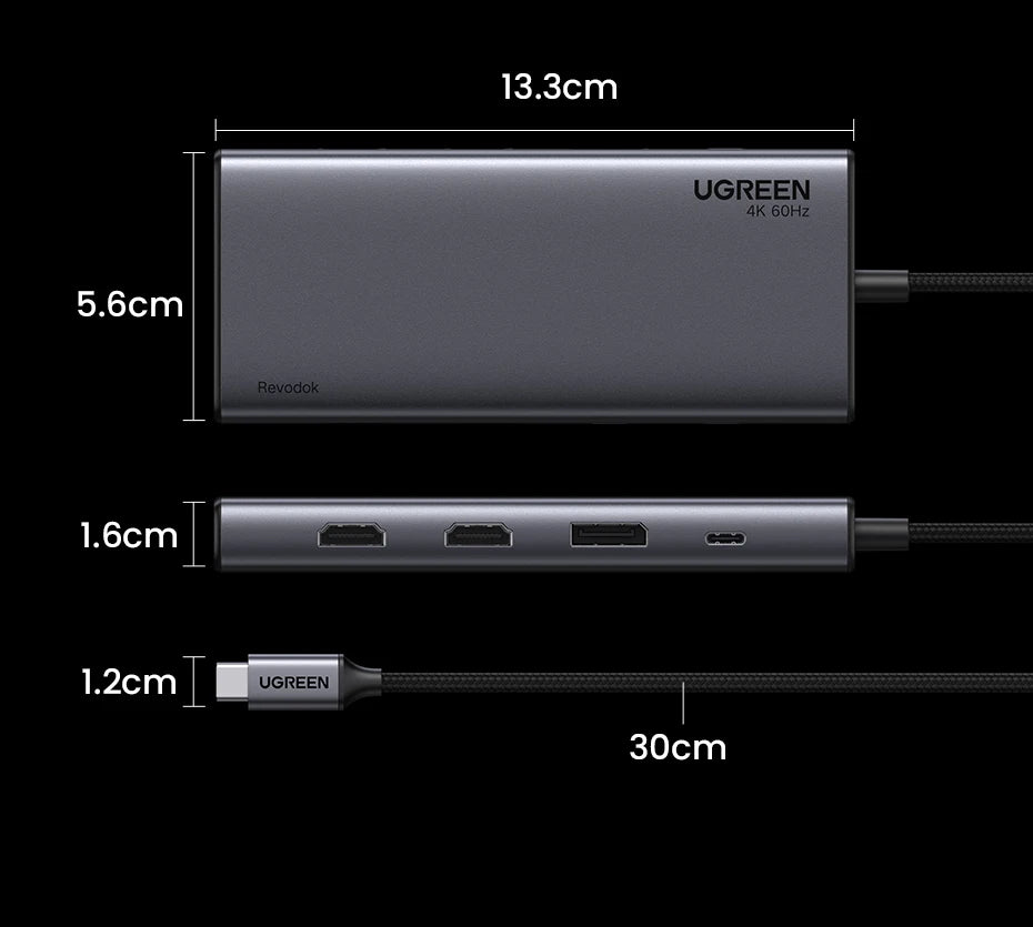 USB C Hub 4K HDMI DockingStation With 100W PowerDelivery
