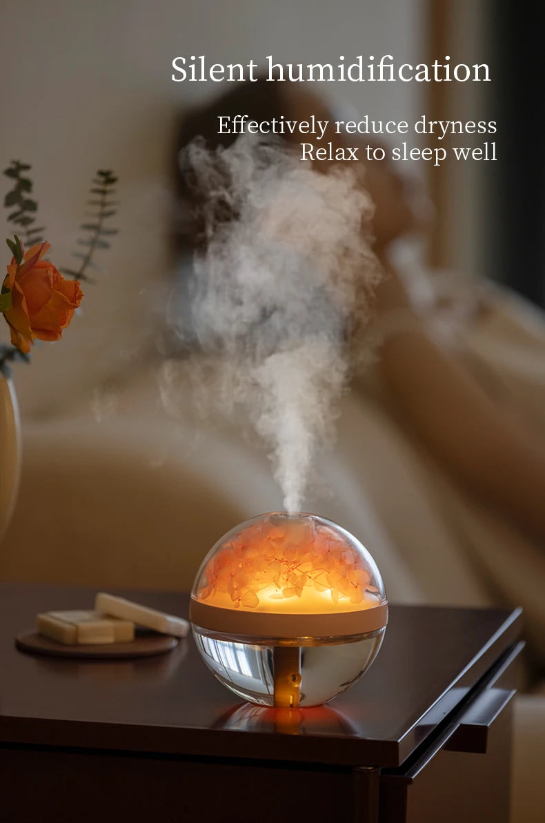 USB Rechargeable 270ML Air Humidifier with LED Light - Smarsty