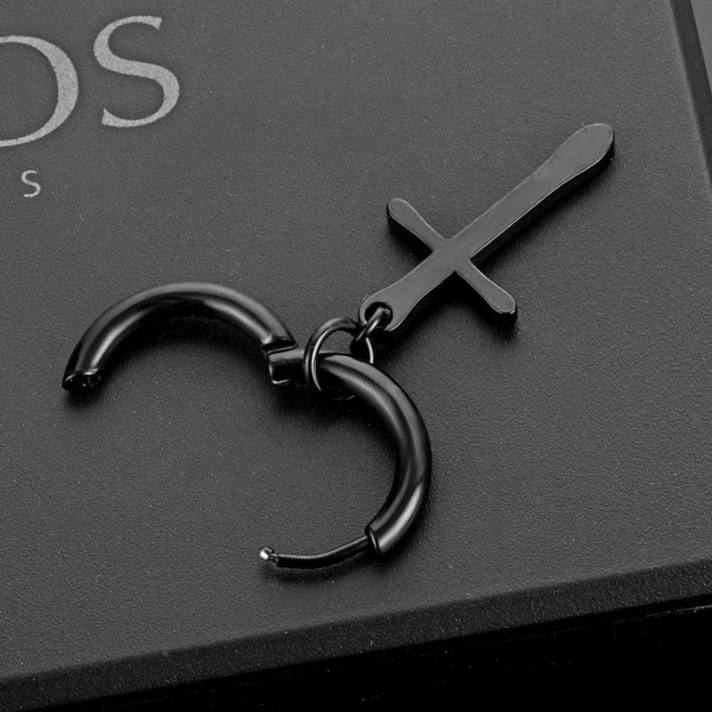 Vintage Punk Stainless Steel Stud Earrings Set for Men Women - Smarsty