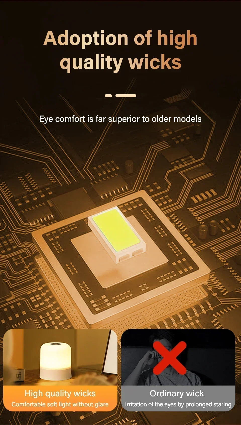 Dimmable LED Table Lamp With Remote 16 Color Options - Smarsty