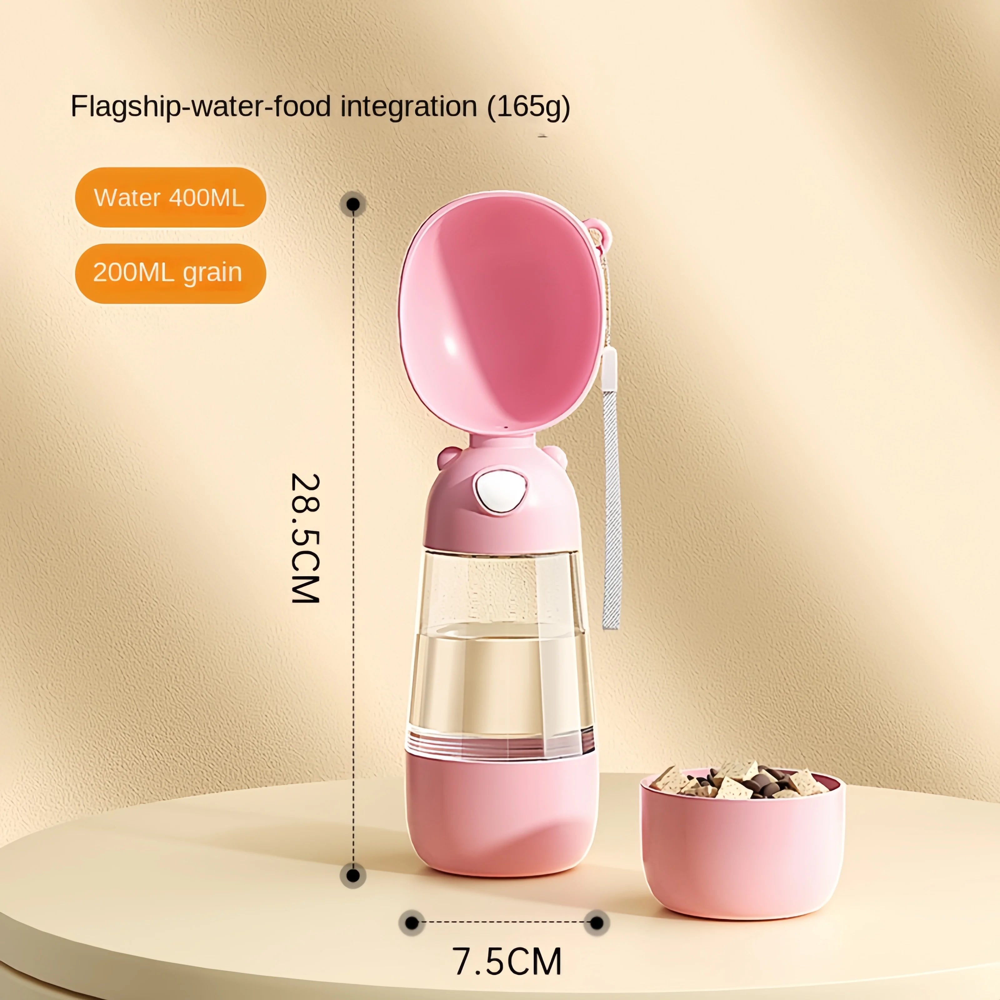 Portable Dog Water Bowl With Food Dispenser - Smarsty