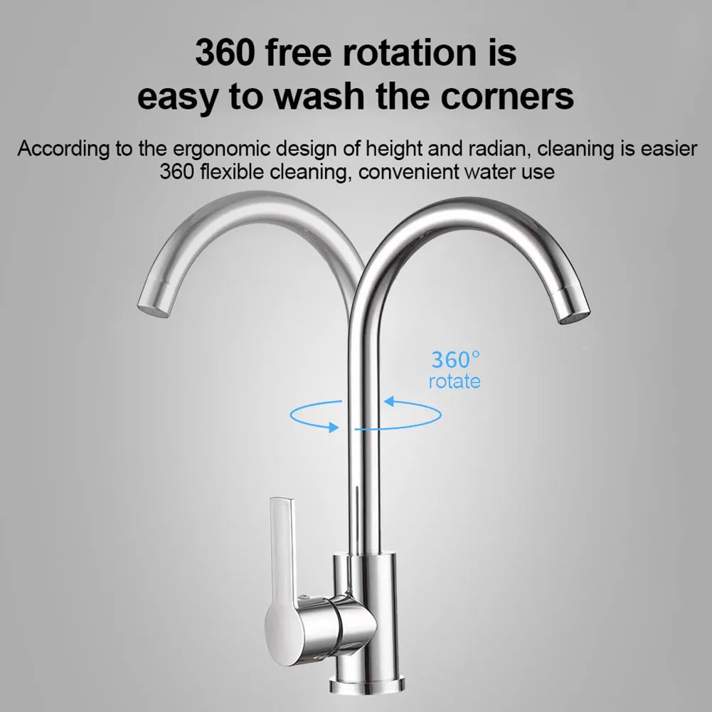 Two Function Pull Out Kitchen Faucet With Hot And Cold Water - Smarsty