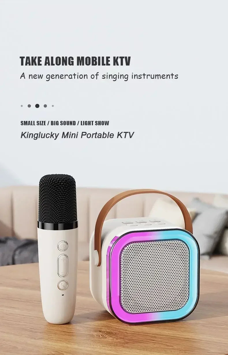 K12 Portable Karaoke Machine with Wireless Microphones - Smarsty