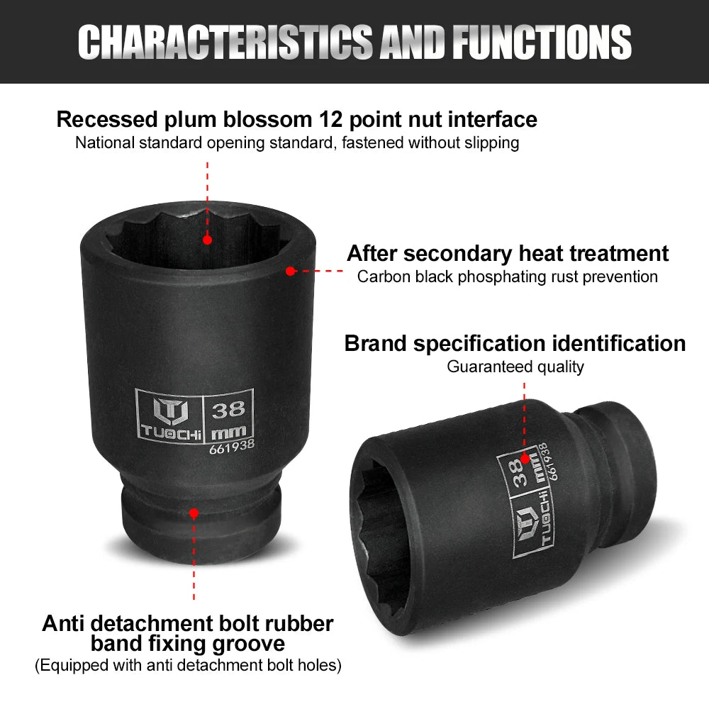 Kamolee 3100NM Brushless Electric Impact Wrench - Smarsty
