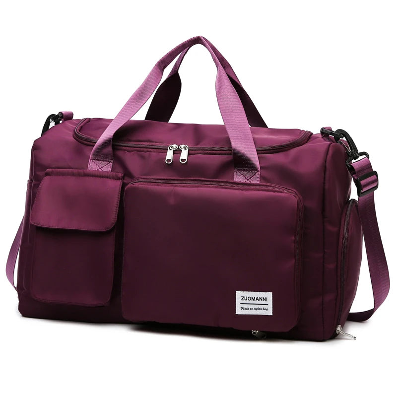 Unixinu Carry On Weekender Duffle Bag With Shoe Compartment - Smarsty