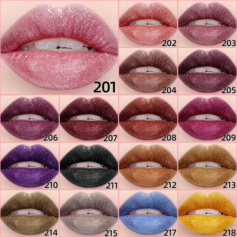 18 Colors Long Lasting Waterproof Lip Gloss Moisturizer - Smarsty