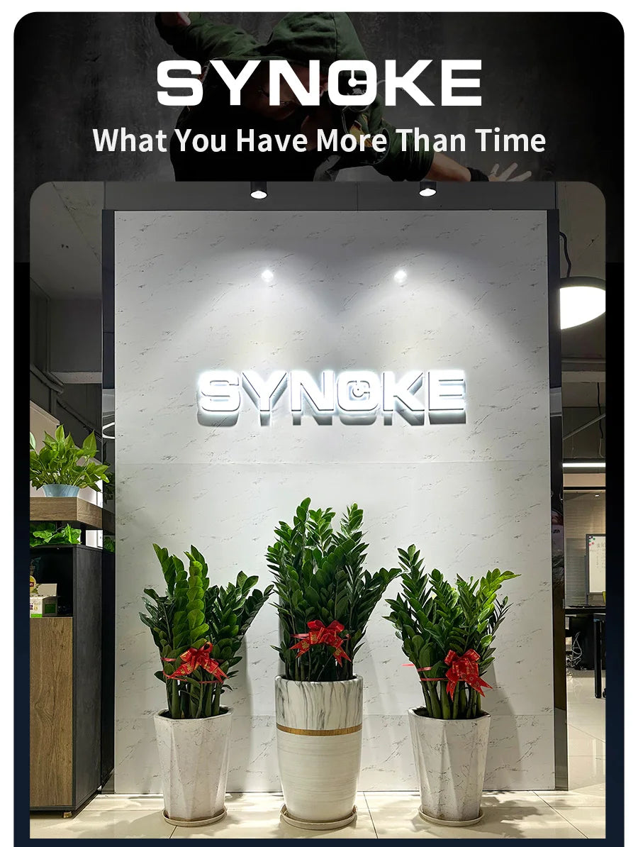 SYNOKE Outdoor Military Digital Watch for Men Waterproof and Luminous - Smarsty